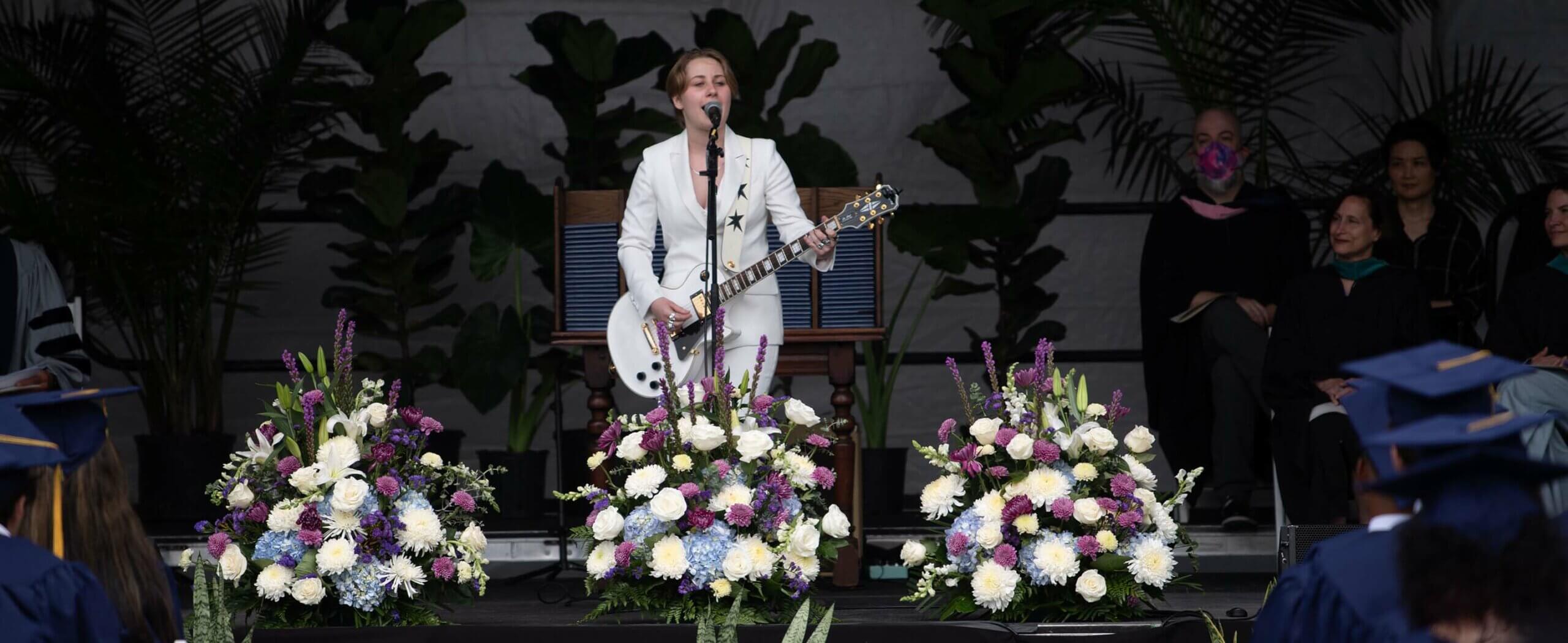 Commencement guitarist