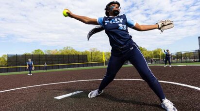 Softball pitcher