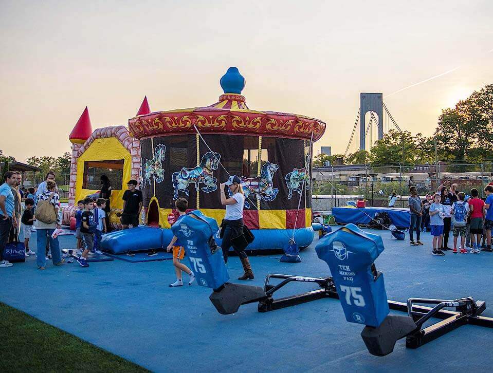 Blue Devil Night Bouncy activities