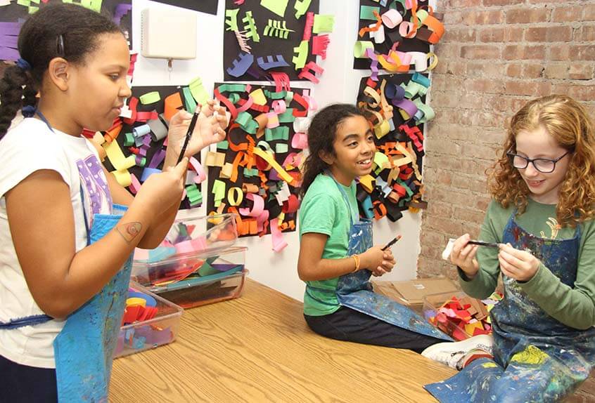 Lower School Harry Potter Class makes wands