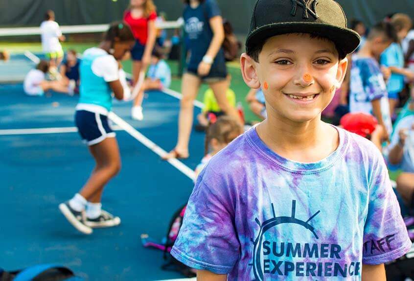 Smiling boy at Poly Summer day camp