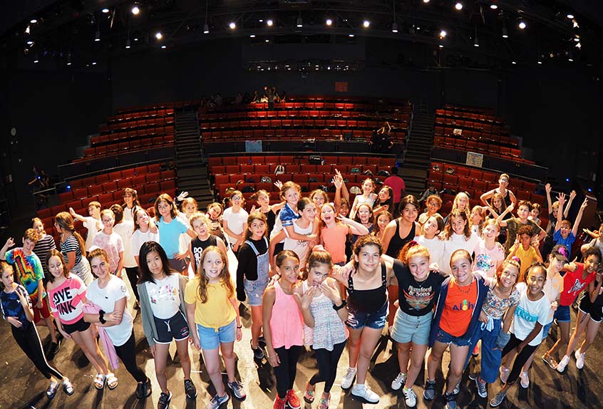 Theater kids at Poly Summer performing arts day camp