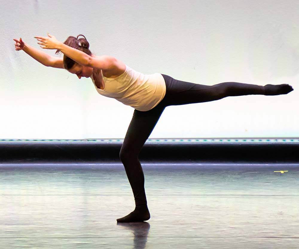 Anna Sophia Chamorrow dancing
