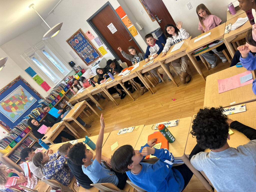 Grade 3 debate students