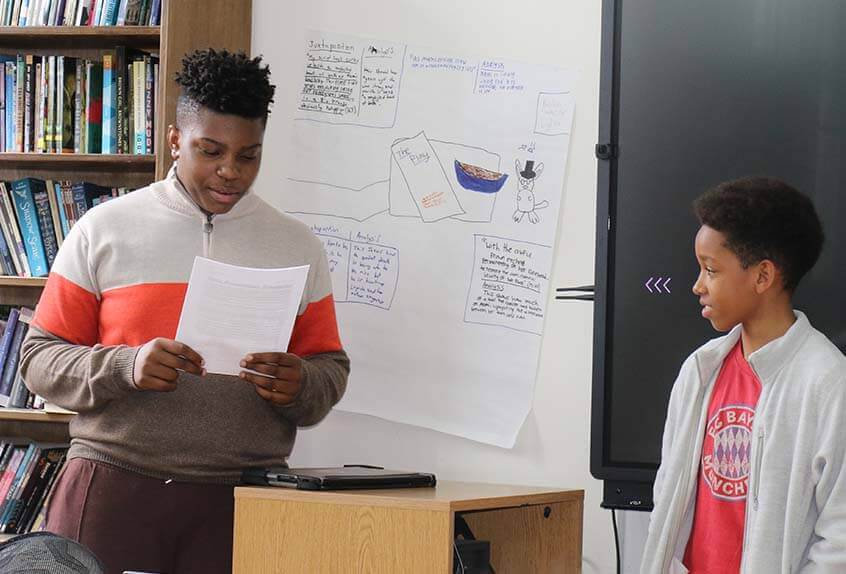 Lee Marcus' poetry class