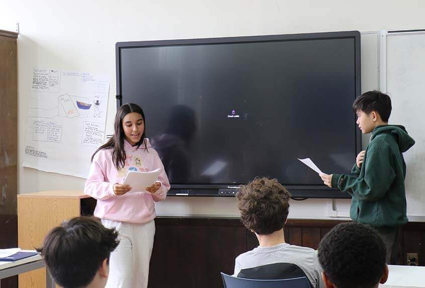 Lee Marcus' poetry class