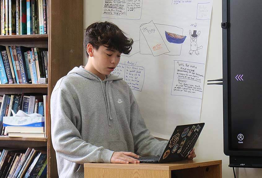 Lee Marcus' poetry class