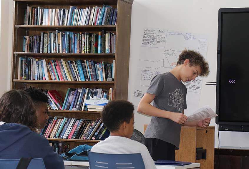 Lee Marcus' poetry class