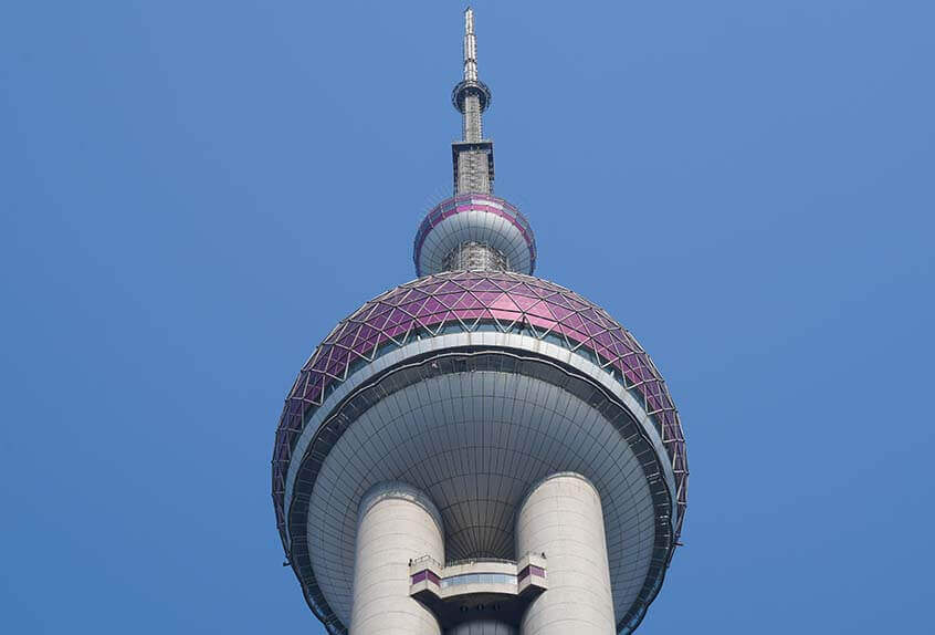 Oriental Pearl Tower in Shanghai