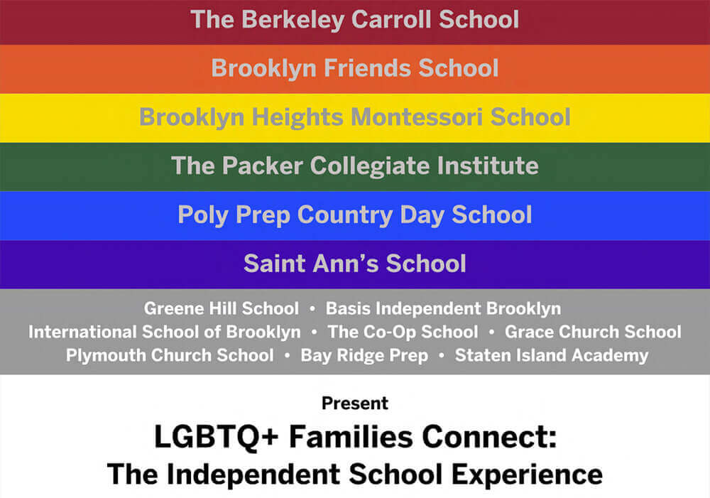 LGBTQ+ Families Connect: The Independent School Experience flyer
