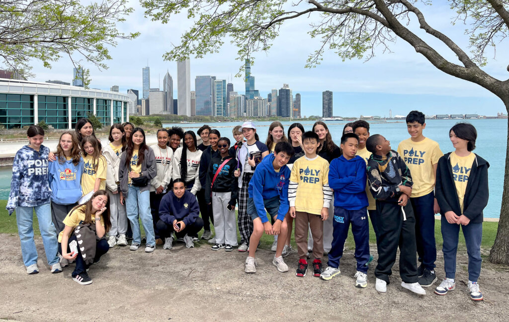 Middle School Chicago trip group