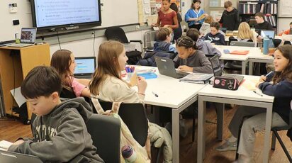 Middle School History Book Leaf Project